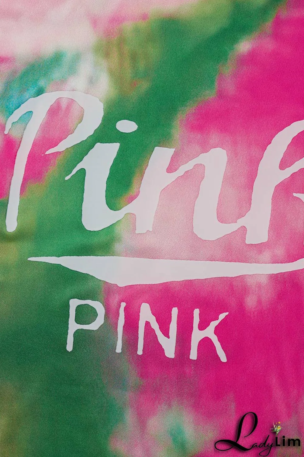 Purple Fashion Casual Letter Print Tie-dye O Neck Short Sleeve Dress Dresses