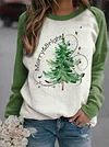 Merry & Bright Christmas Tree Sweatshirt