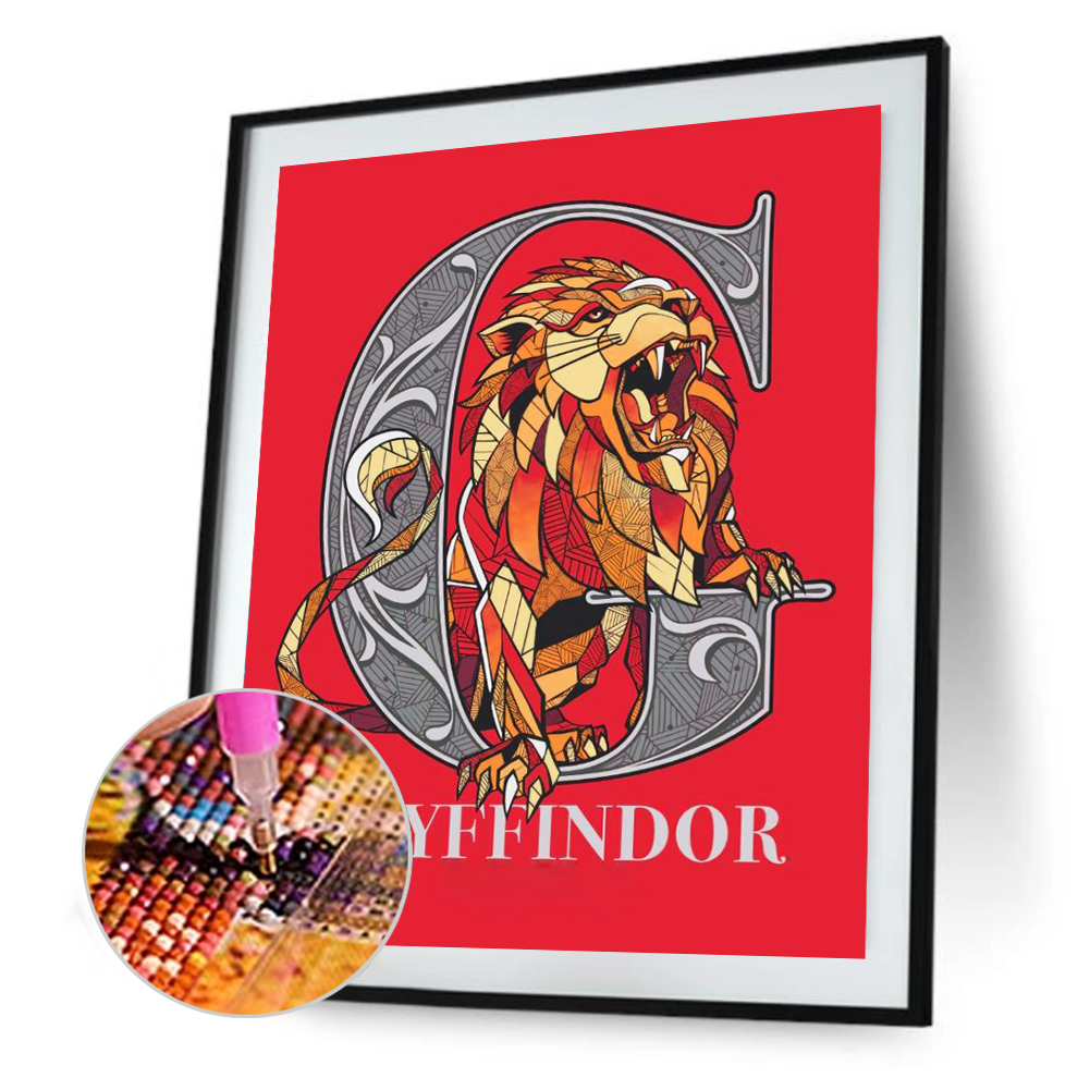

Harry Potter Badge - Round/Square Drill Diamond Painting, 30x40, 501 Original