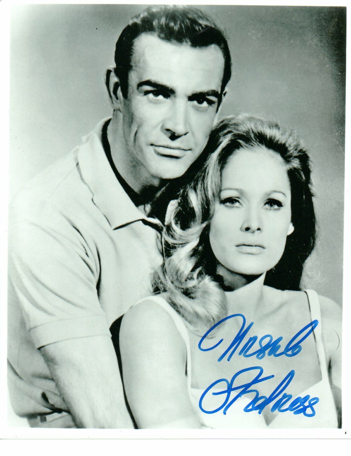 Hand Signed Ursula Andress Autograph Dr No 10 x 8 Photo Poster painting James Bond c/w Coa