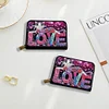 Diamond Painting Cat Love Wallet Diamond Painting Card Holder Coin Purse
