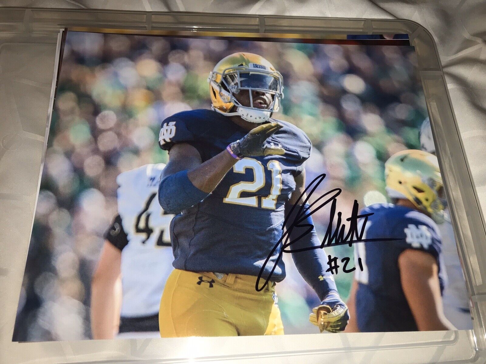 Jalen Elliott Notre Dame Fighting Irish signed autographed 8x10 football Photo Poster painting