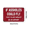 (Multi Style)Warning Sign - Metal Tin Signs(8*12Inch)
