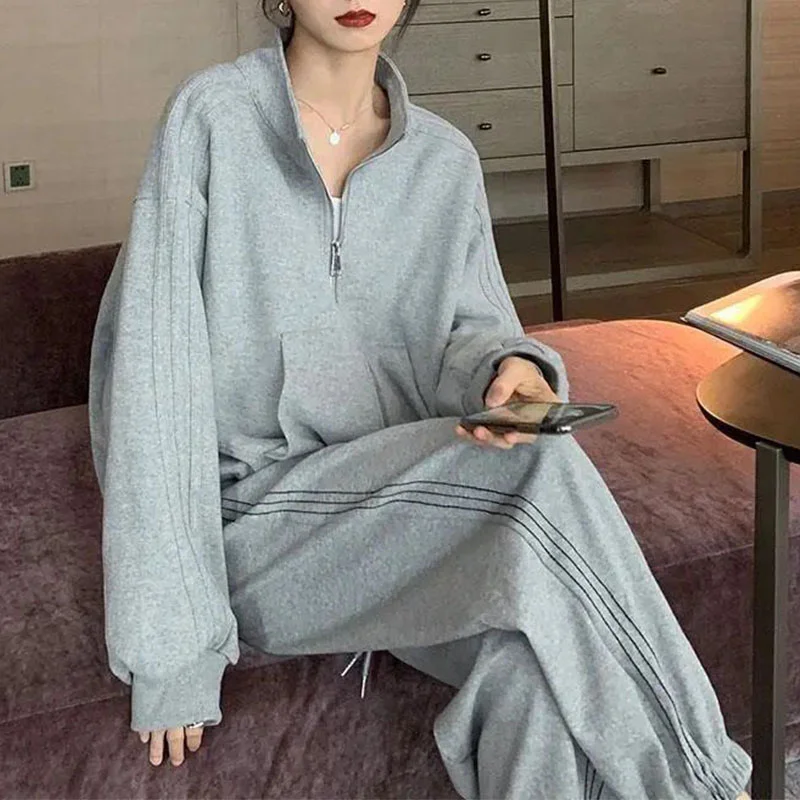 Loose new style sweater fashion sports suit