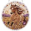 Diamond Painting Kit Horse Round Acrylic Ornament 9.84x9.84in