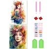 2pcs Diamond Painting -DIY Round Drill Girls