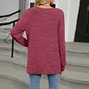 Gioiacombo&trade; Top T-shirt a maniche lunghe larghe da donna