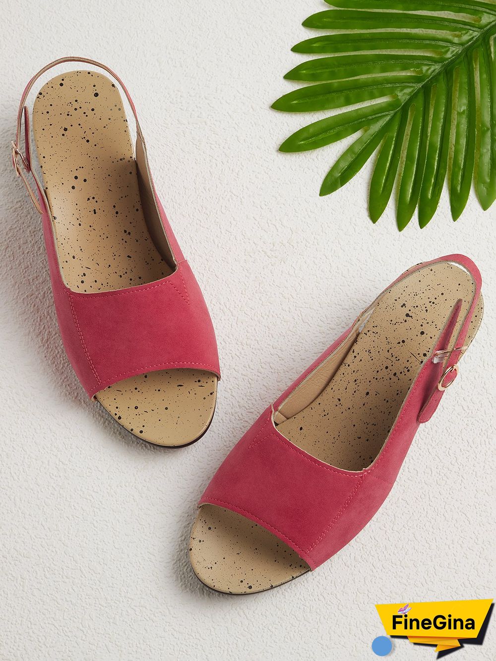 Retro Solid Simple Open Toe Chunky Heel Sandals