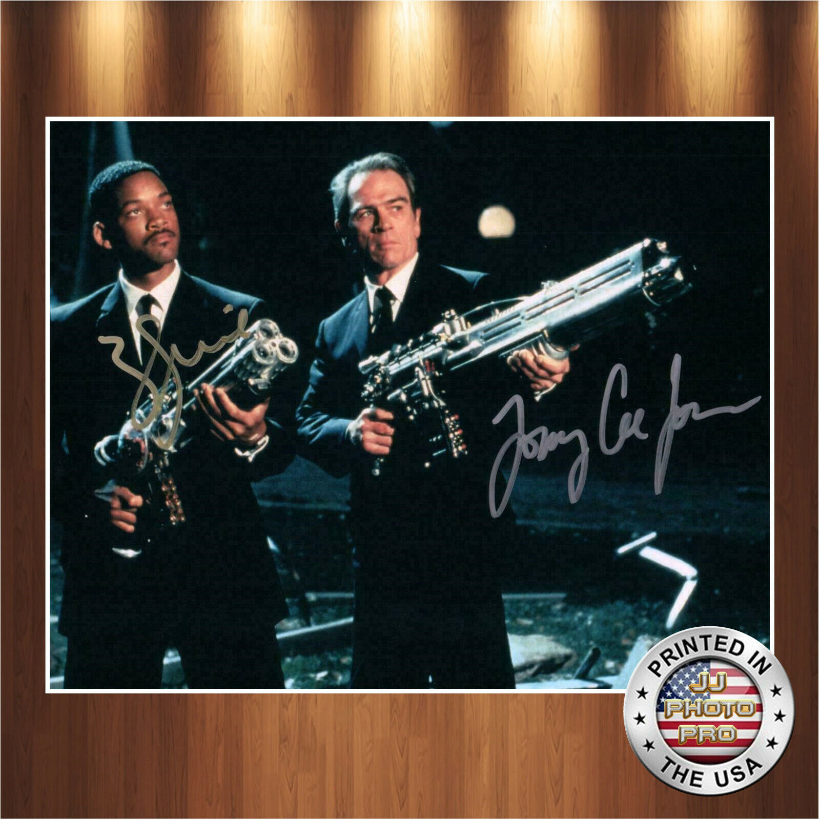 Will Smith Tommy Lee Jones Autographed Signed 8x10 Photo Poster painting (Men In Black) REPRINT