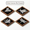 12Pcs DIY Pearl Painting Insect for Home Wall Decor(15x15cm)