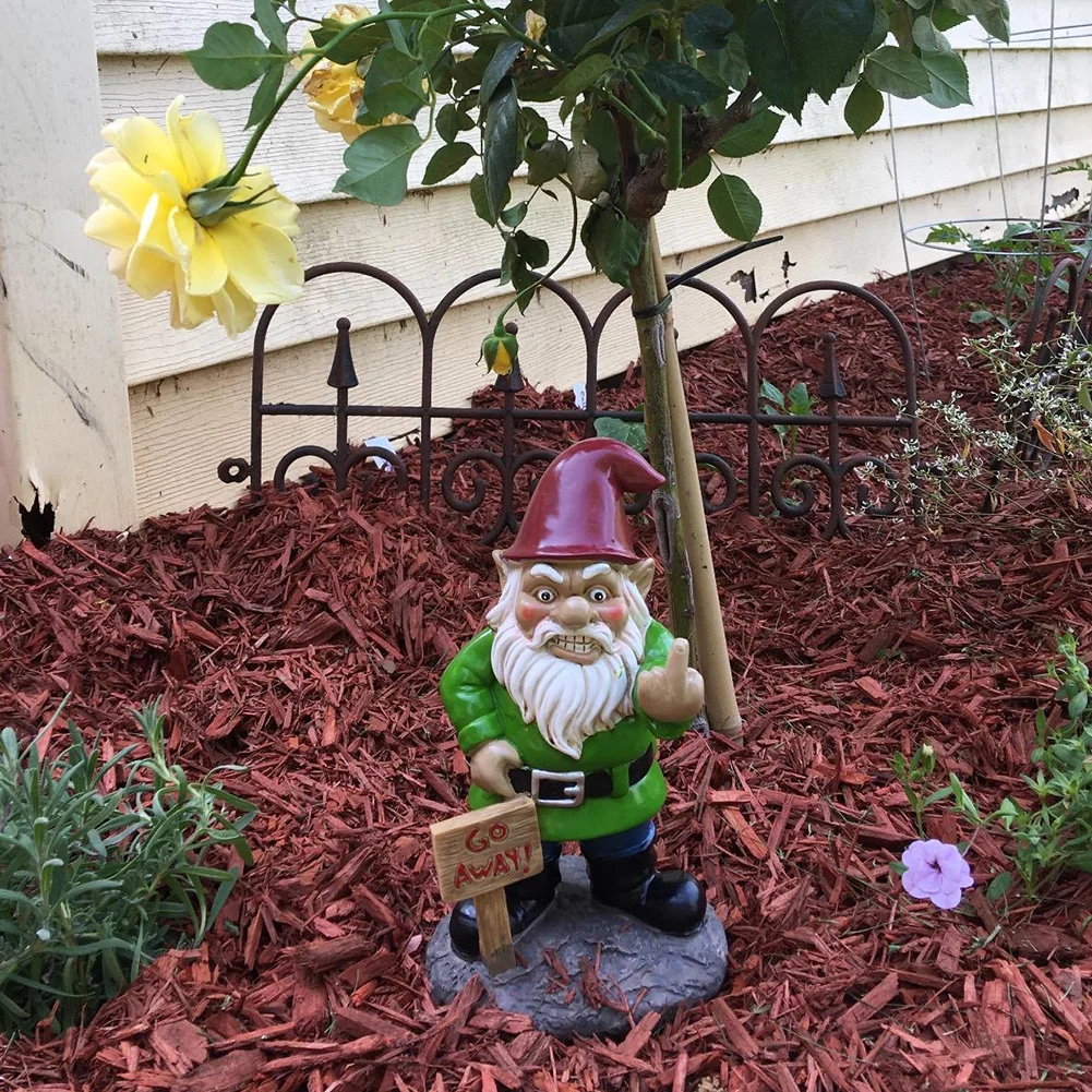 Garden Decorative Dwarf Model Resin Crafts Micro-Landscape Garden Statues