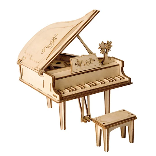 Rolife Grand Piano 3D Wooden Puzzle TG402 | Robotime Online