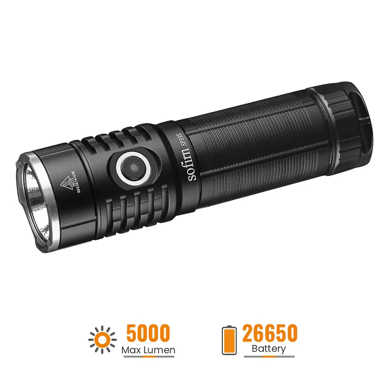 【Ship from USA】Sofirn SP33S 6500K Powerful Flashlight 5000lm