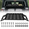 [US Local Warehouse] For 07-25 JK/JL Wrangler Molle Panel Rear Trunk Cargo Rack Interior Storage Basket Auto Luggage Frame Trunk Organizer Car Accessories