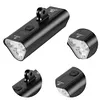 Digital Display Bicycle High-Beam Headlights Cycling Front Flashlight MTB Parts