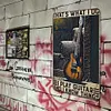 [Grande Taille]C&rsquo;est ce que je fais quand je joue de la guitare et ce que je sais - Panneaux en &eacute;tain m&eacute;tallique(30*40cm)