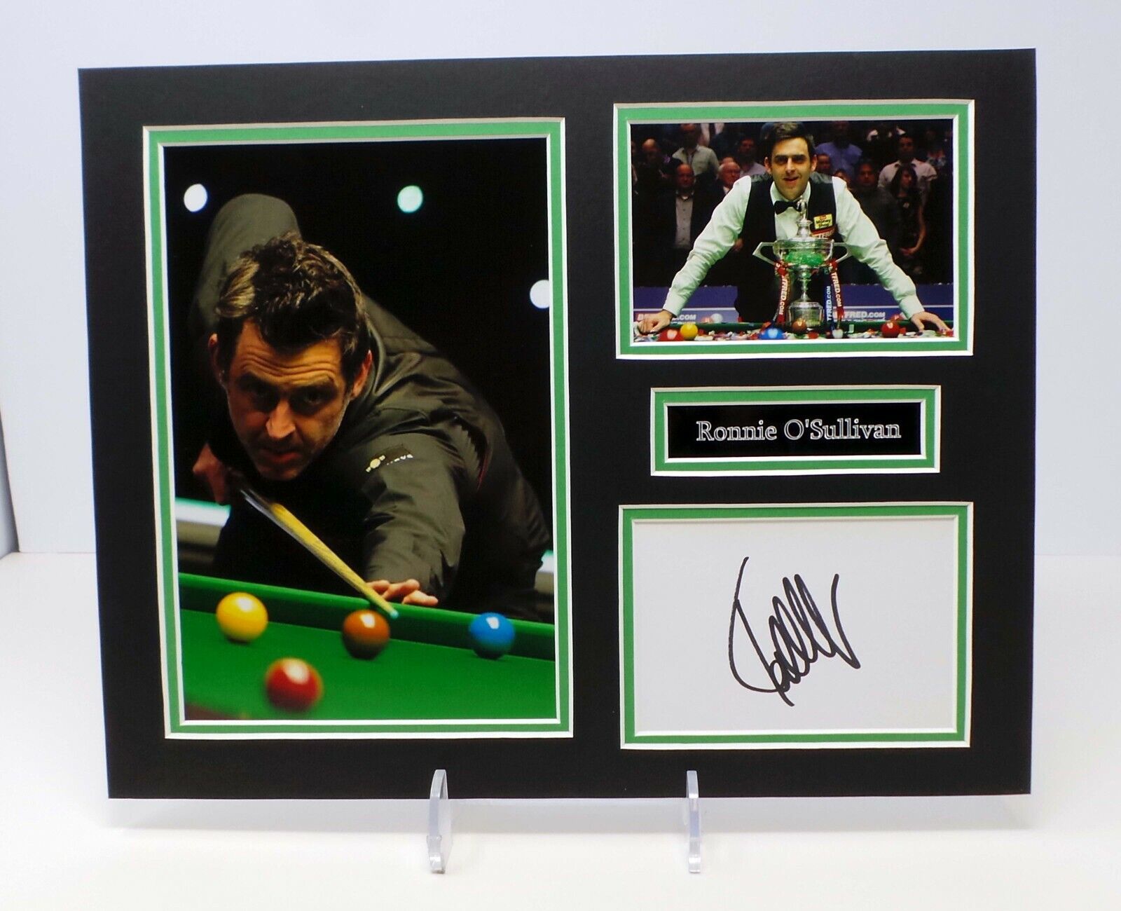 Ronnie O'SULLIVAN The Rocket Signed Mounted Snooker Photo Poster painting Display AFTAL RD COA