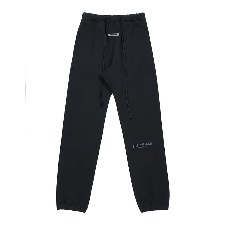 Fog Fear of God Essentials Pant Reflective Trousers Fleece-Lined Couple Embroidered Sweatpants