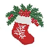 Christmas Stockings-11CT Stamped Cross Stitch 20*20cm/7.87*7.87in tapestrymarket