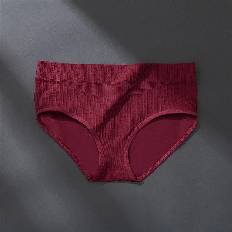 M-2XL Fashion Women Underwear Seamless 8 Solid Colors Women Pantys High Waist Underpants For Ladies Comfort Sexy Women Briefs