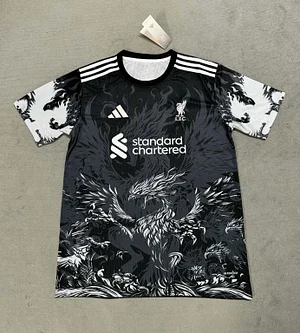 2025/2026 Liverpool Phoenix Special Edition Black Soccer Jersey 1:1 Thai Quality