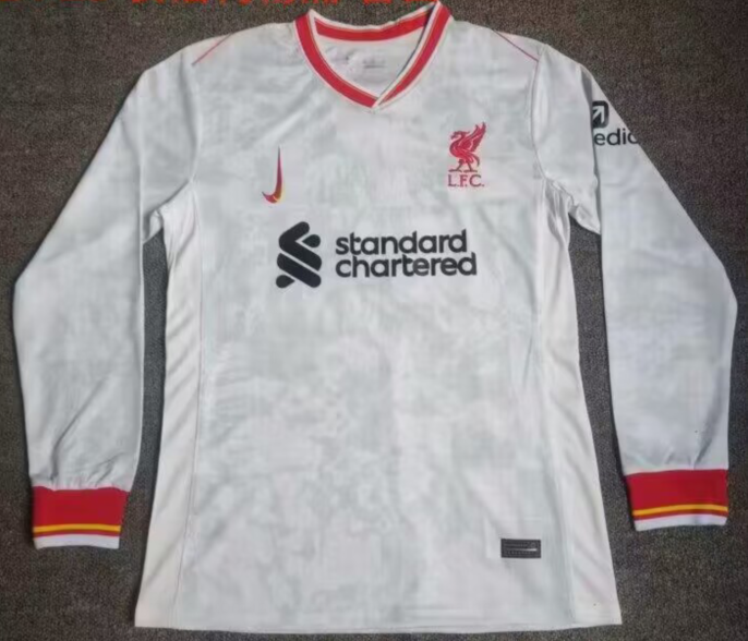 2024/2025 Liverpool Third Away Long Sleeve Football Shirt Thai Quality
