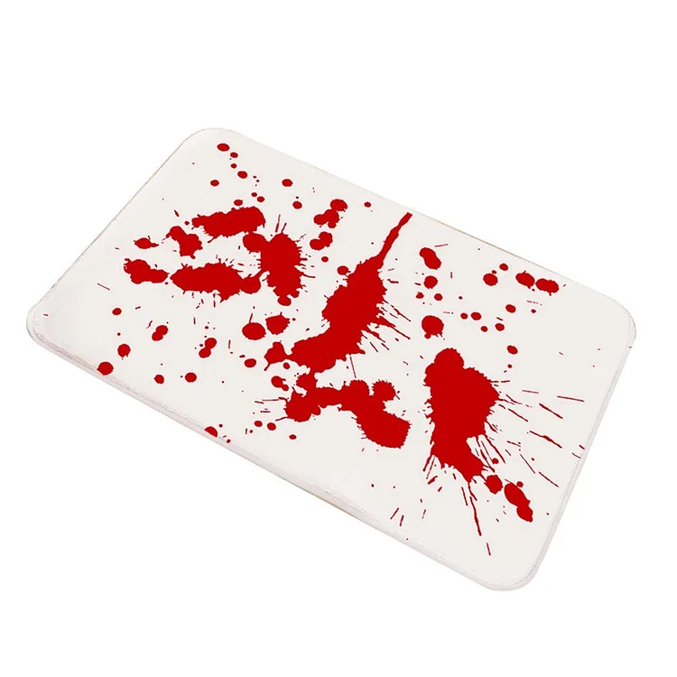 Obliz Blood Mat Halloween Blood Bath Mat