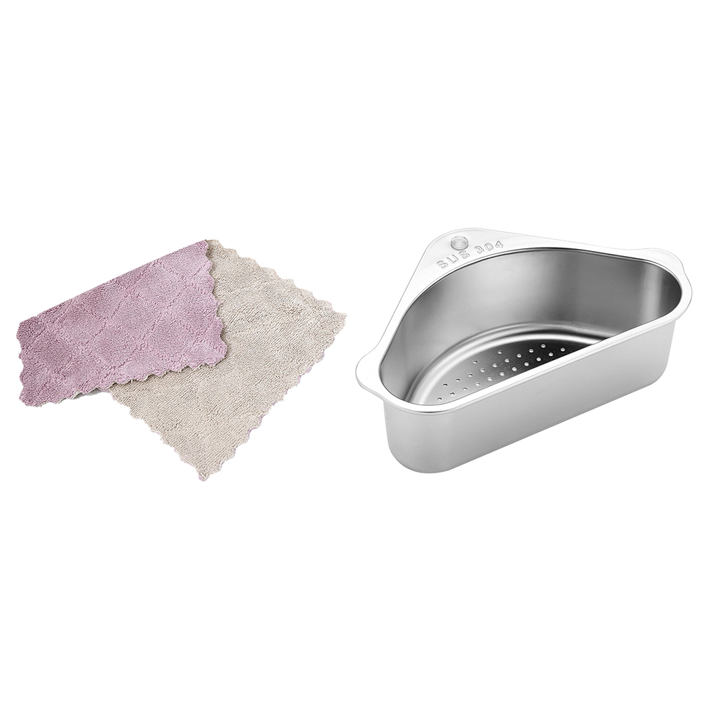

Kitchen Leftover Sink Strainer Sink Fruit Vegetable Triangular Drain Basket, 501 Original