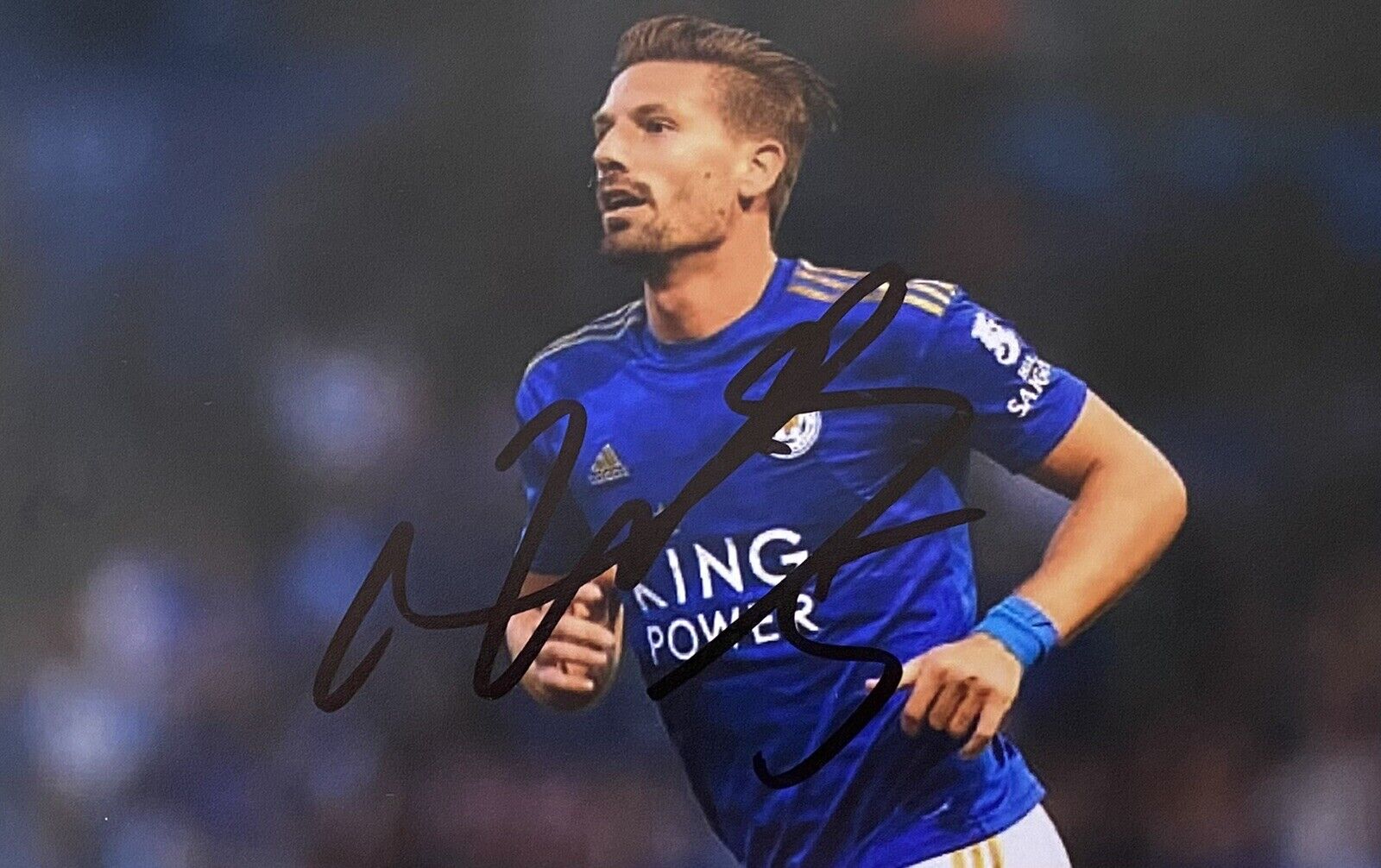 Adrien Silva Hand Signed Leicester City 6X4 Photo Poster painting 2