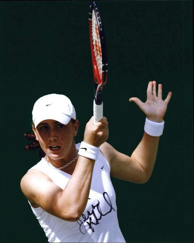 Jessica Kirkland signed tennis 8x10 Photo Poster painting W/Certificate Autographed (A0002)