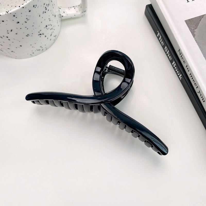 Minimalist Solid Color Arylic Hair Claws