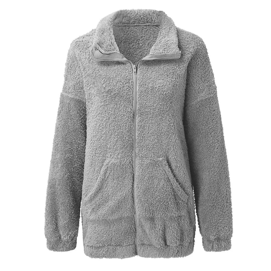 Women's Coat Plush Autumn Cardigan Jacket