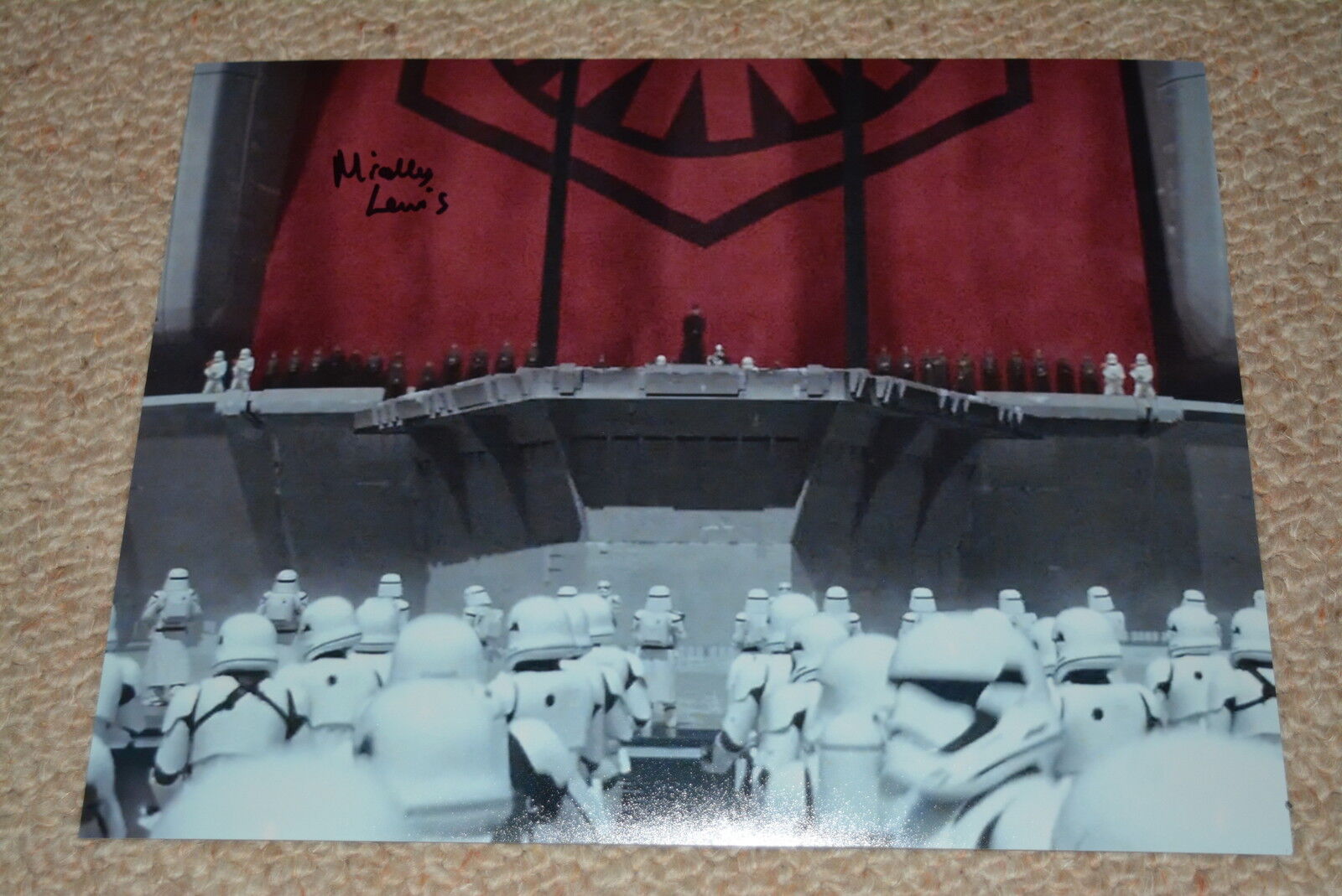 MICKEY LEWIS signed autograph In Person 8x10 20x25 cm STAR WARS FORCE AWAKENS