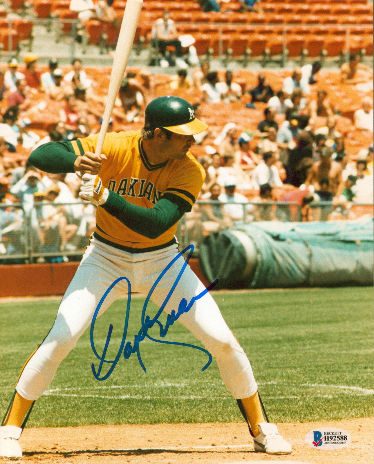 Athletics Dave Kingman Authentic Signed 8x10 Photo Poster painting Autographed BAS #H92588