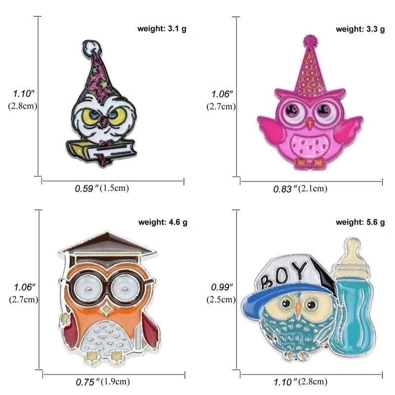 Cartoon Style Pin Animal Alloy Plating No Inlaid Unisex Brooches