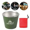 4Pcs 50ml Mini Camping Cup Stainless Steel Drink Mugs for Hiking Fishing (Green)