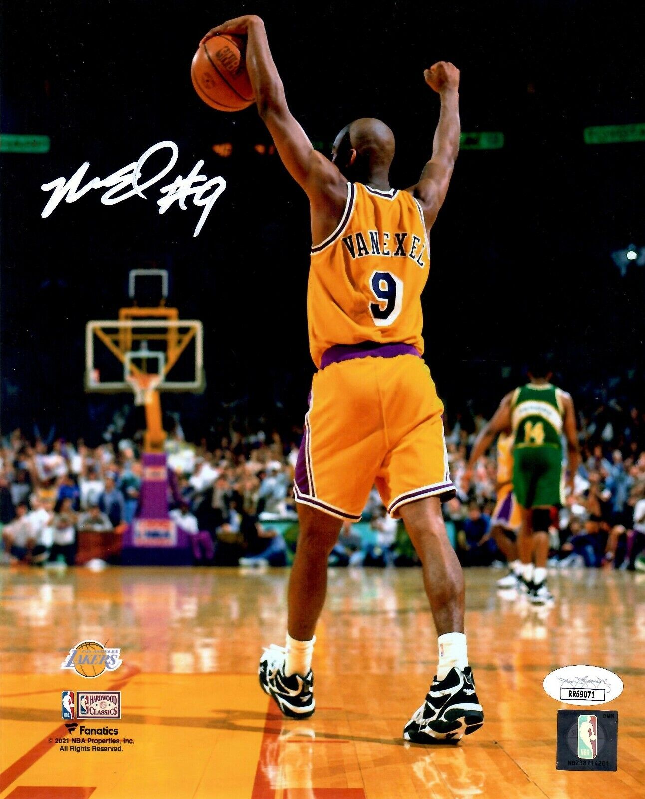 Nick Van Exel autographed signed 8x10 Photo Poster painting NBA Los Angeles Lakers JSA COA