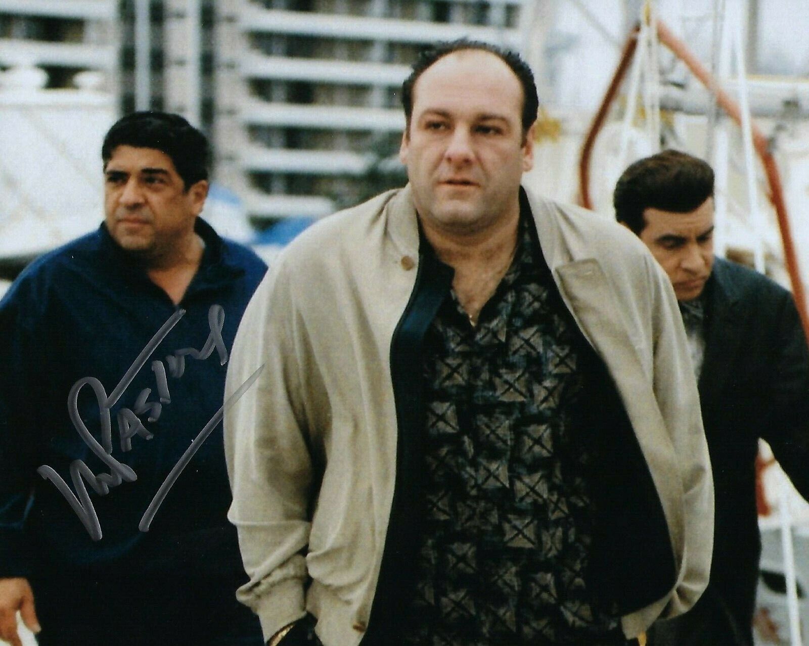 GFA The Sopranos Salvatore * VINCENT PASTORE * Signed 8x10 Photo Poster painting V1 COA