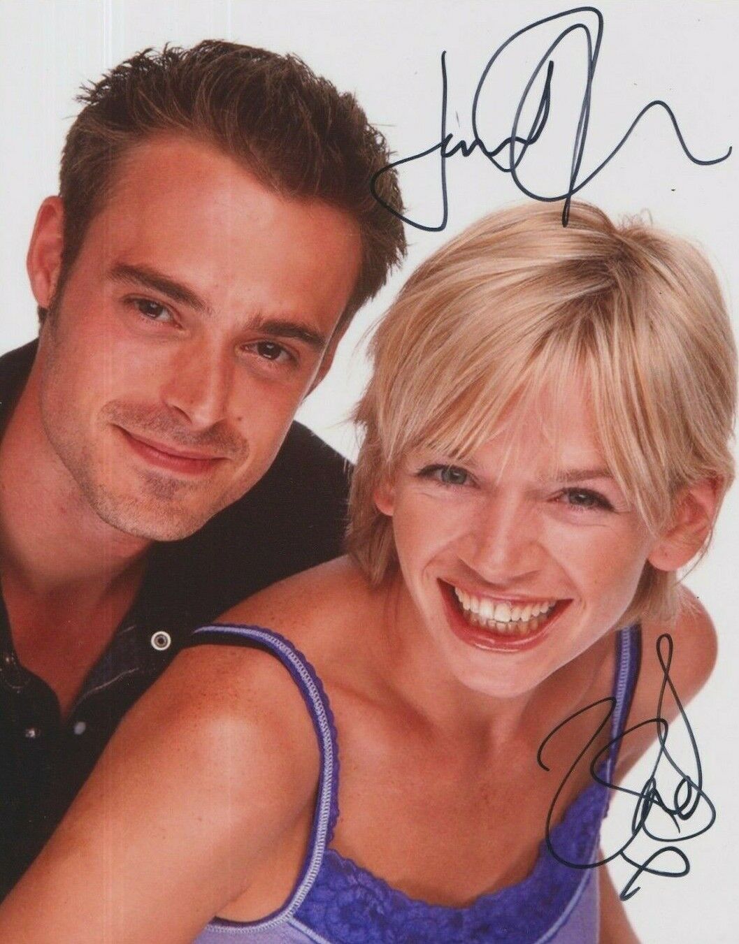 Zoe Ball / Jamie Theakston **HAND SIGNED** 10x8 Photo Poster painting ~ AUTOGRAPHED