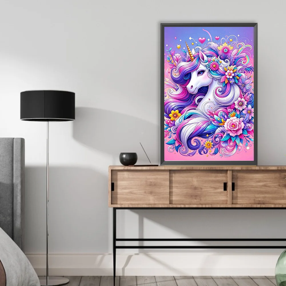 Diamond Painting - Full Round Drill - Unicorn(Canvas|40*60cm)