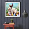 Osterhase - runder Bohrer Diamantmalerei - 30 * 30cm