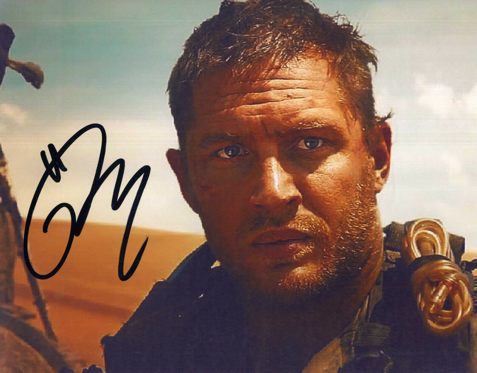 TOM HARDY Signed 'MAD MAX' Photo Poster paintinggraph - Film Star Actor - preprint