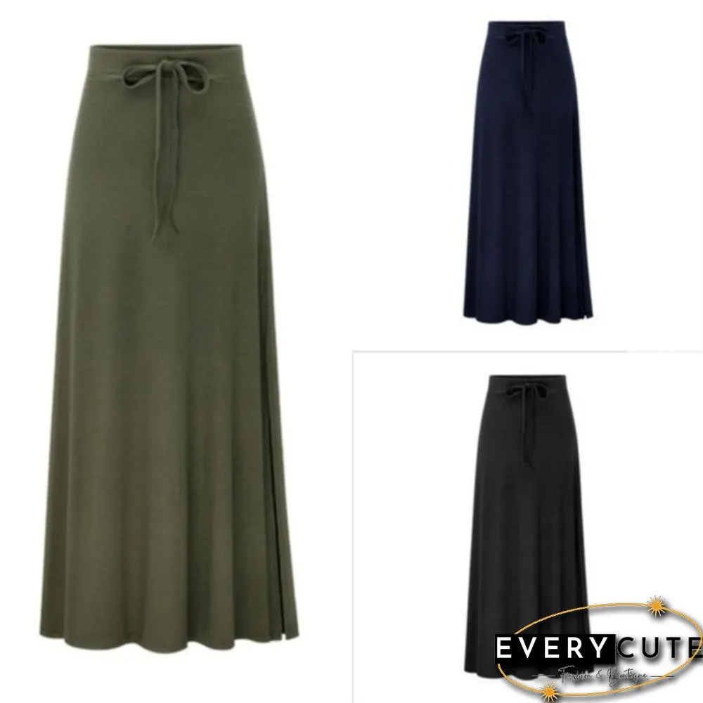 Spring Summer Female Irregular High Waist Plus Size Skirts Womens Fashion Waisted Loose