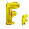 20PCS English Letters 16" Aluminum Film Golden Silver Rose Gold Balloons Birthday Party Decor