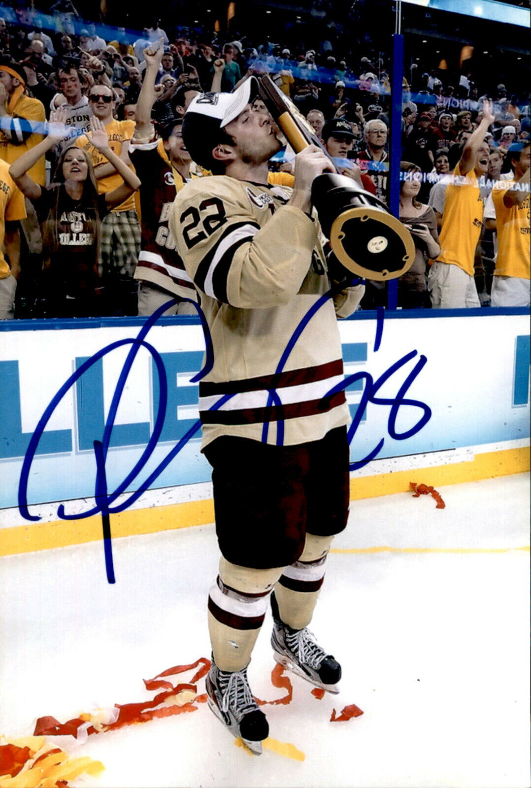 Paul Carey SIGNED 4x6 Photo Poster painting BOSTON COLLEGE / WASHINGTON CAPITALS #2