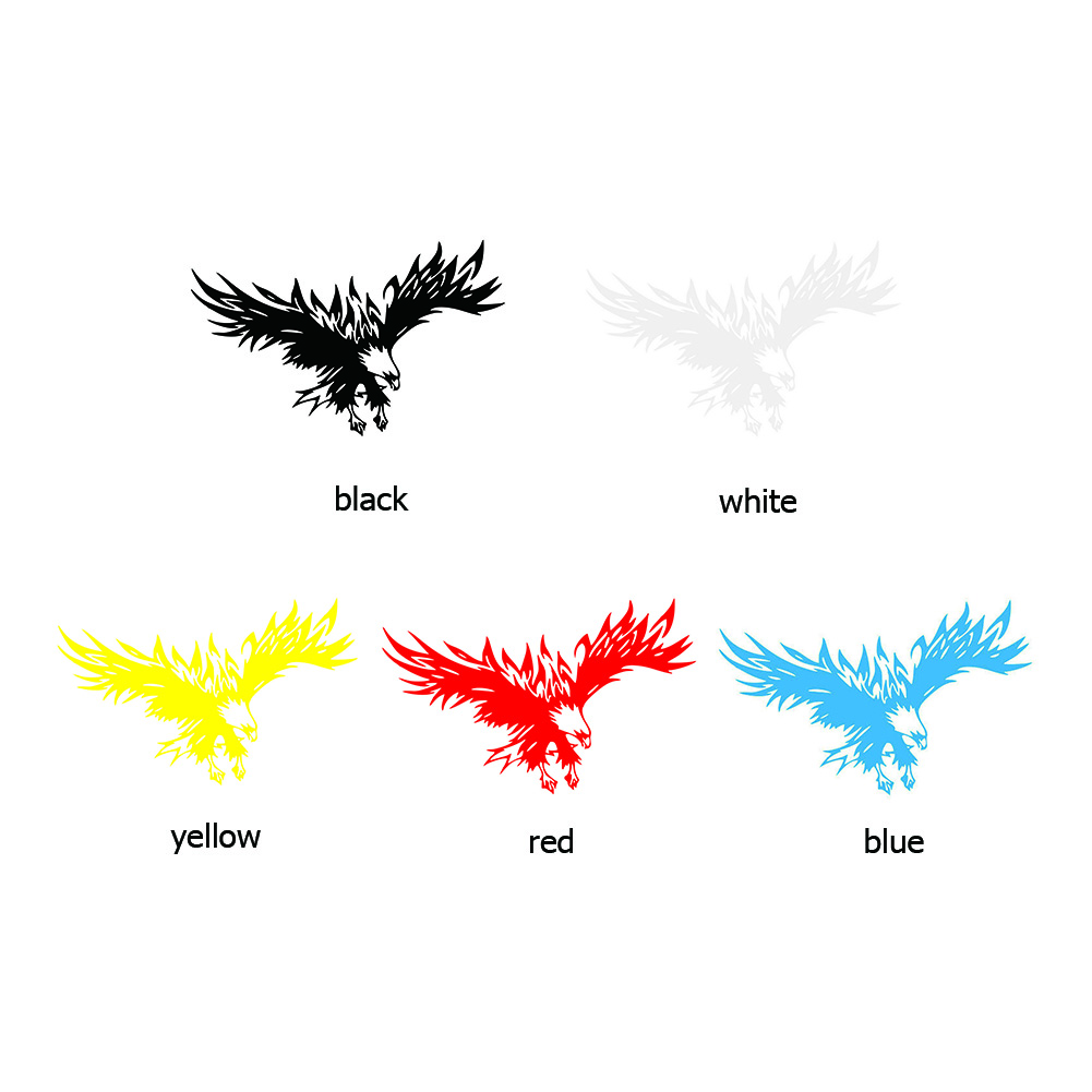 

Car Styling Sticker Animal Eagle Pattern Racing Body Decorative Accessories, White, 501 Original