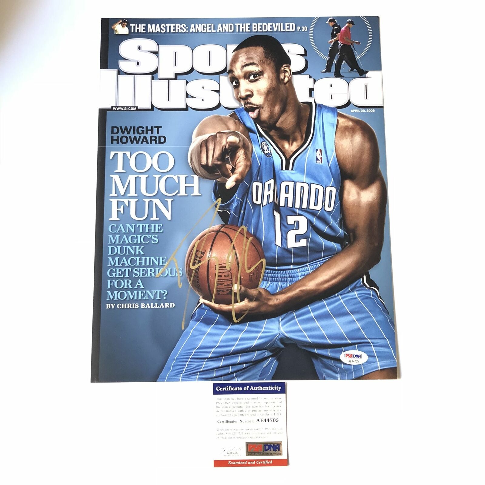 Dwight Howard signed 11x14 Photo Poster painting PSA/DNA Orlando Magic Autographed