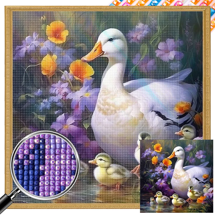 Animal - Full AB Square Drill Diamond Painting - 40*40CM(Picture)