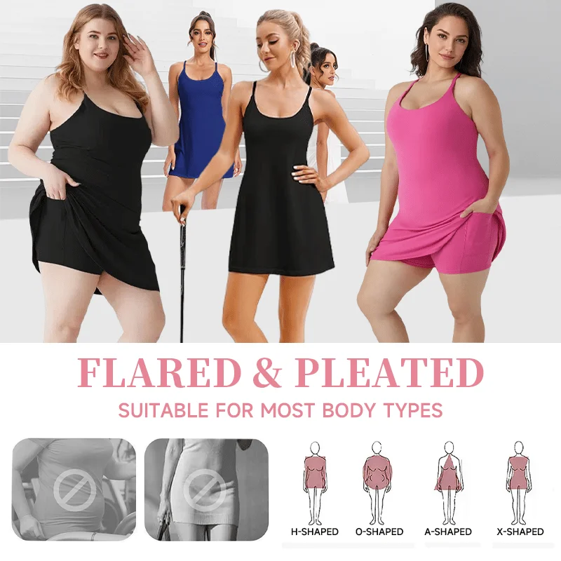 🎁Last Day 49% OFF🔥The Ultimate Tummy Control Backless Active Dress -Made for Movement & Easy Bathroom Breaks