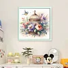 (Multi-Style) Flower Bird Cage Lanterns-11CT Stamped Cross Stitch 40*40cm/15.75*15.75in